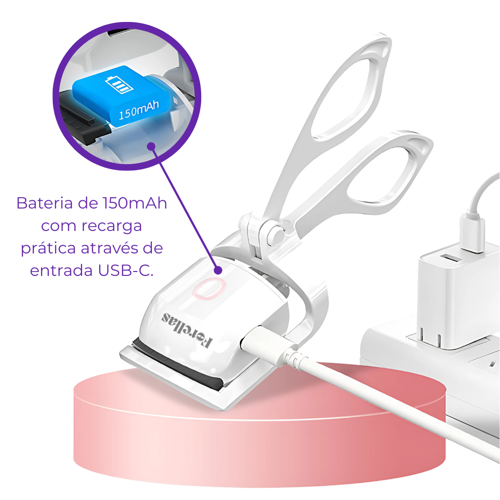Curvex Elétrico - Cílios Perfeitos e Curvados em 5 Segundos!