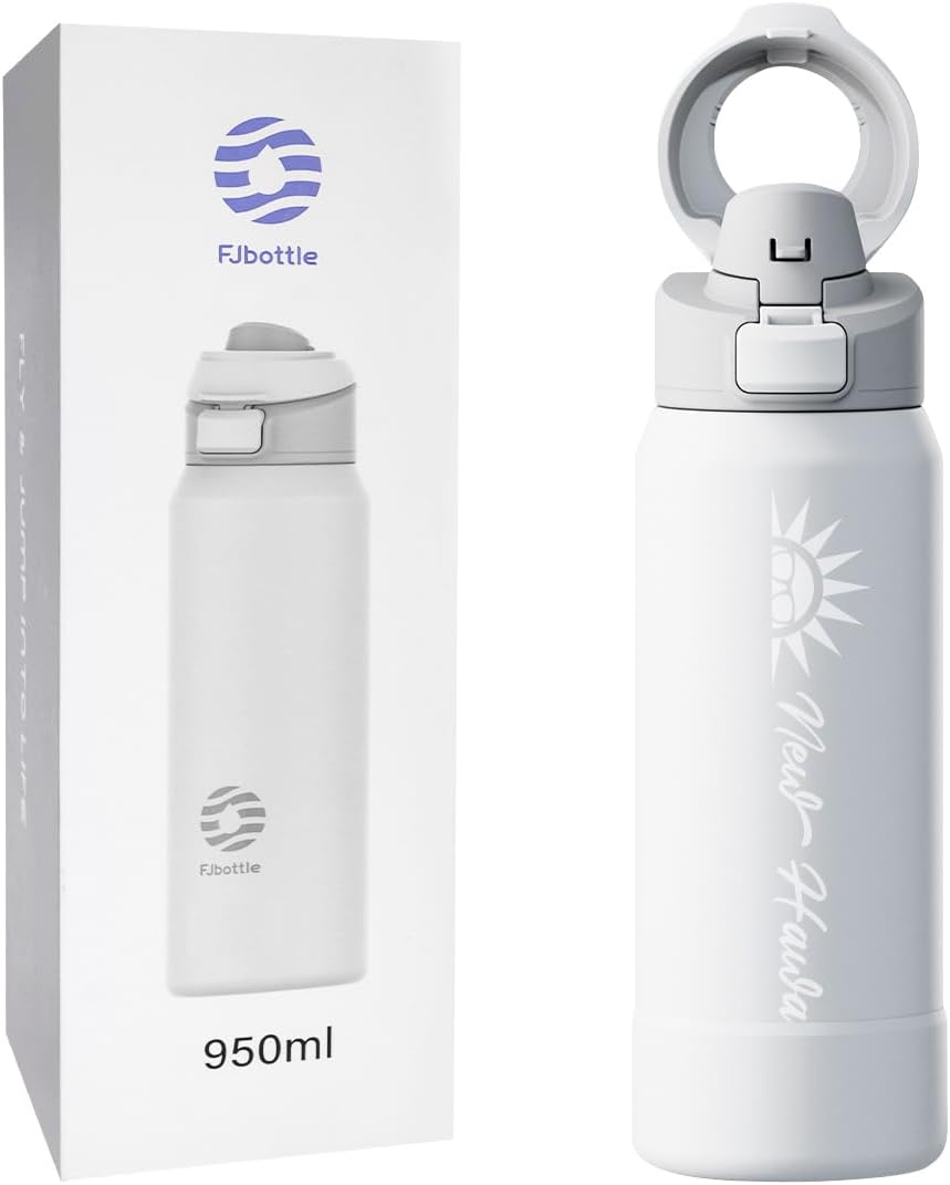 Garrafa Térmica De Aço Inoxidável Com Suporte para Telefone 950ml