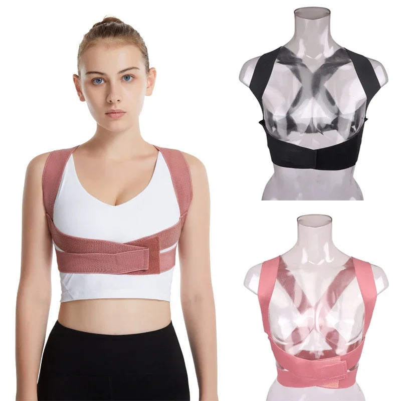 Corretor de Postura Ajustável para Clavícula Coluna