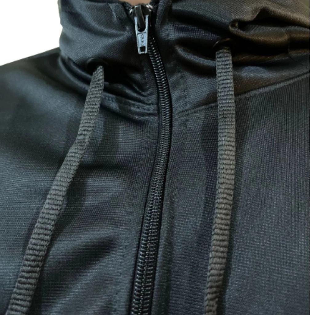 Jaqueta Masculina Corta Vento Forrada com Capuz e Zíper