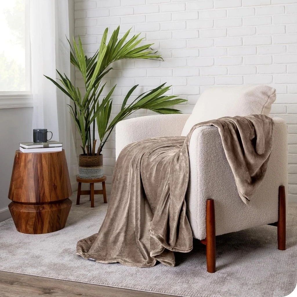 Kit 2 Mantas Casal de Inverno Microfibra Lisa