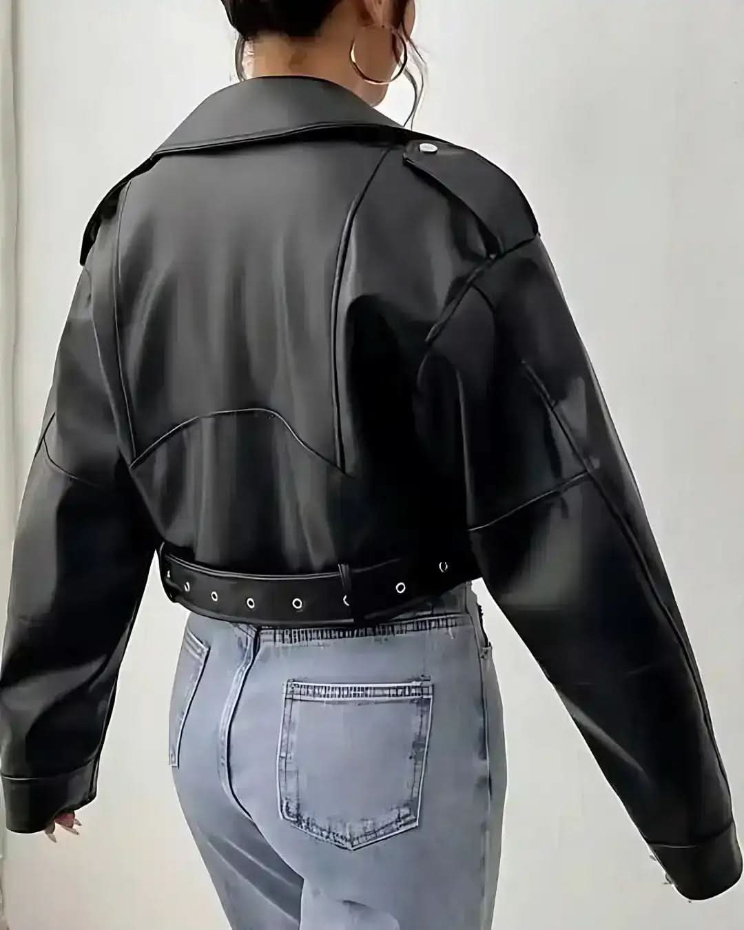 Jaqueta de Couro Lazarelle Rocker