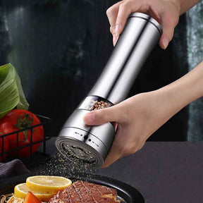 Moedor de Pimenta e Sal Manual em Aço Inox
