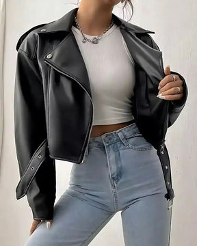 Jaqueta de Couro Lazarelle Rocker
