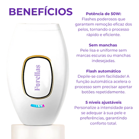 Depilador a Laser Portátil – Pele Lisa, Sem Dor e Sem Alergias!