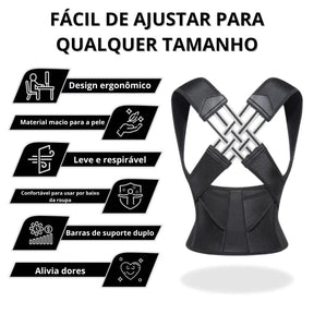Corretor Postural Ortopédico Premium - Unissex