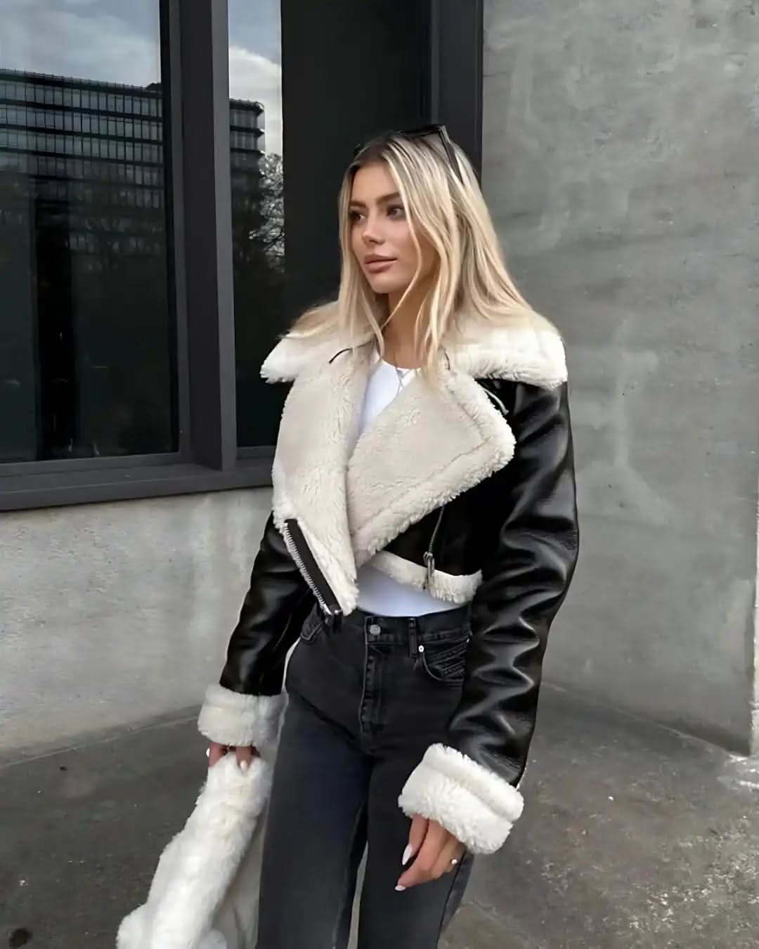 Jaqueta Melina Forro Peluciado