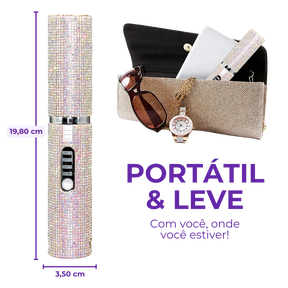 Chapinha USB Portátil - Alise os Fios Onde Você Estiver!
