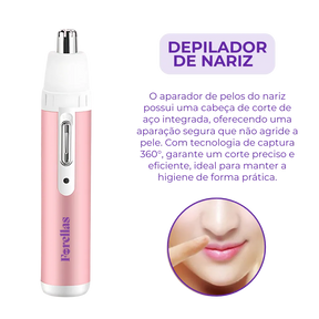 Depilador 4 em 1 - Rápido, Seguro e Resistente à Água!