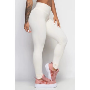 Calça Legging Flanelada de Inverno Plus Size