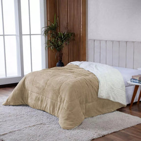 Edredom Queen Aveludado Térmico para Inverno