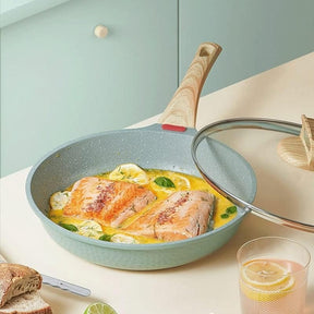 Frigideira Gourmet Antiaderente de Cerâmica com Tampa