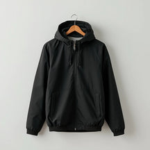 Jaqueta Masculina Corta Vento Forrada com Capuz e Zíper