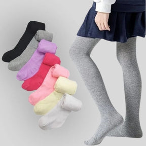 Kit com 3 Meias-Calças Infantil de Inverno Térmica e Grossa