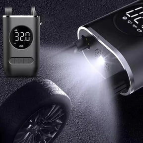 Mini Compressor de Ar Digital Portátil Recarregável