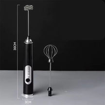 Novo Mini Mixer Elétrico 2 em 1 para Bebidas e Ovos Recarregável