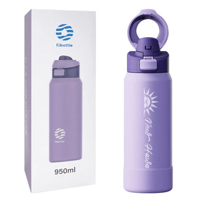 Garrafa Térmica De Aço Inoxidável Com Suporte para Telefone 950ml