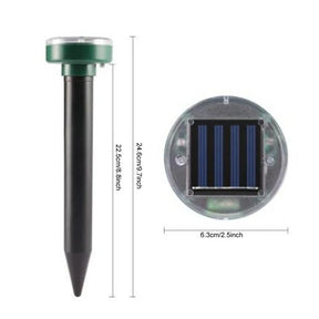 Repelente Solar Ultra Sônico Espanta Pragas 24 Horas A Prova d'água