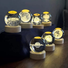 Luminária Decorativa Espacial 3D - Cosmic Sky