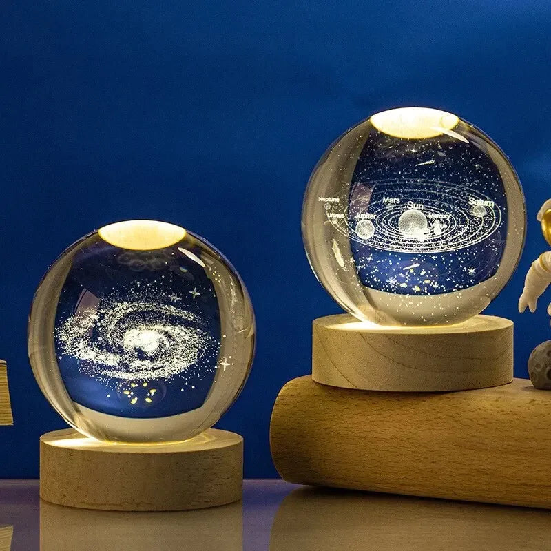 Luminária Decorativa Espacial 3D - Cosmic Sky