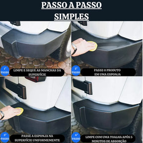 Cera Revitalizadora  NewPower - Kit Completo - Restaura Plástico, Borracha e Couros