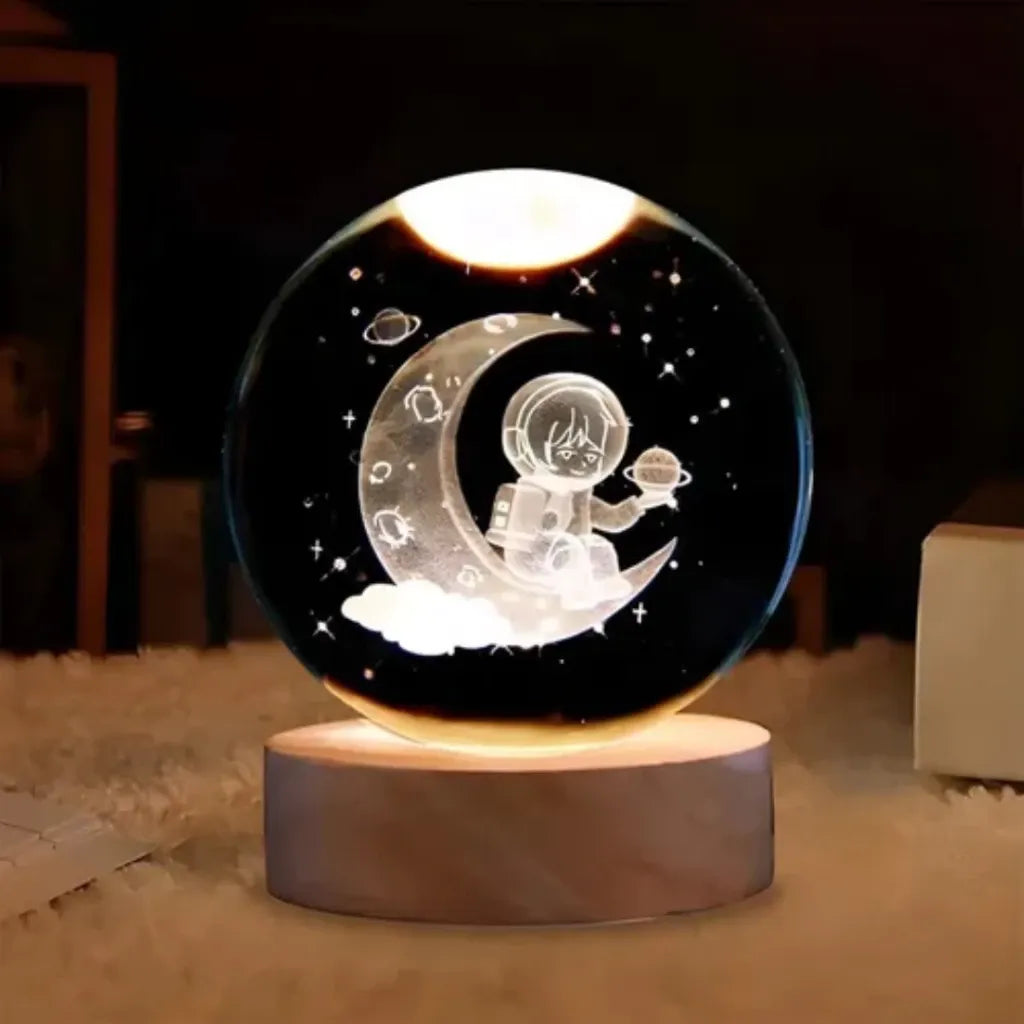 Luminária Decorativa Espacial 3D - Cosmic Sky