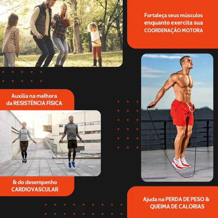 Corda de Pular Profissional 3M - Fit Cross