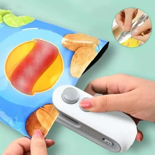 Seladora de Alimentos a Vácuo SealPocket - Selagem Inteligente na Palma Mão