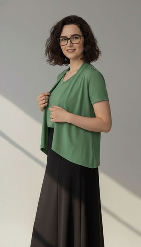 Duplinha Boa: Colete + Básica - Malha Viscolycra