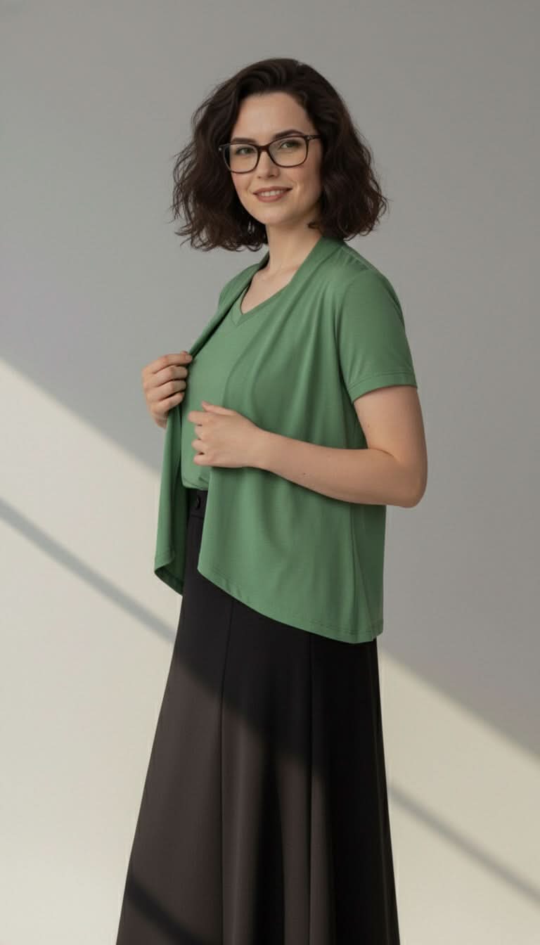 Duplinha Boa: Colete + Básica - Malha Viscolycra