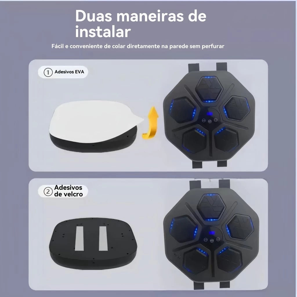 Máquina de Boxe Smart Bluetooth - Recarregável