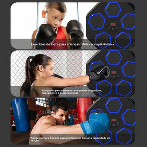 Máquina de Boxe Smart Bluetooth - Recarregável