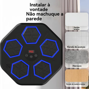 Máquina de Boxe Smart Bluetooth - Recarregável